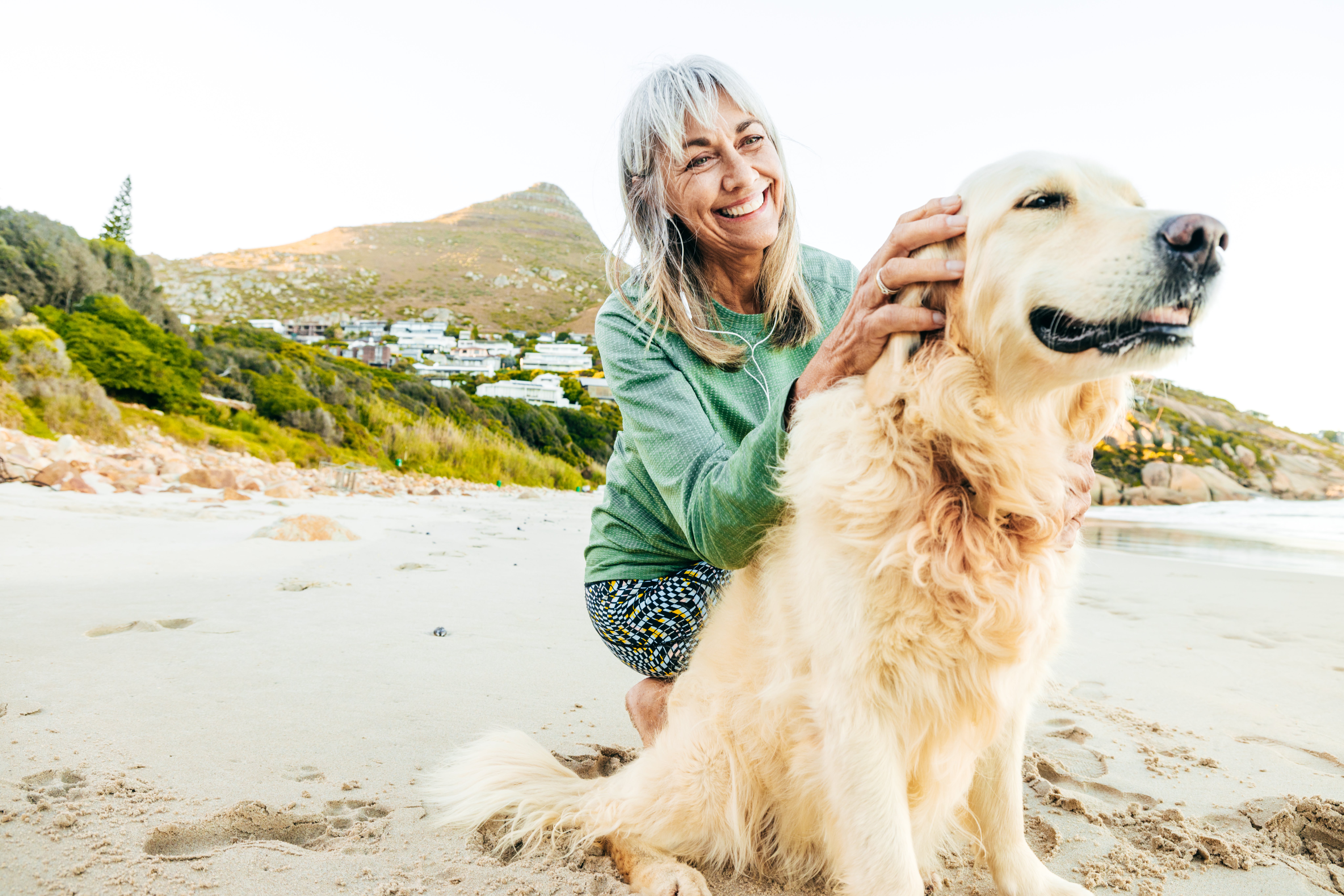Dog and owner