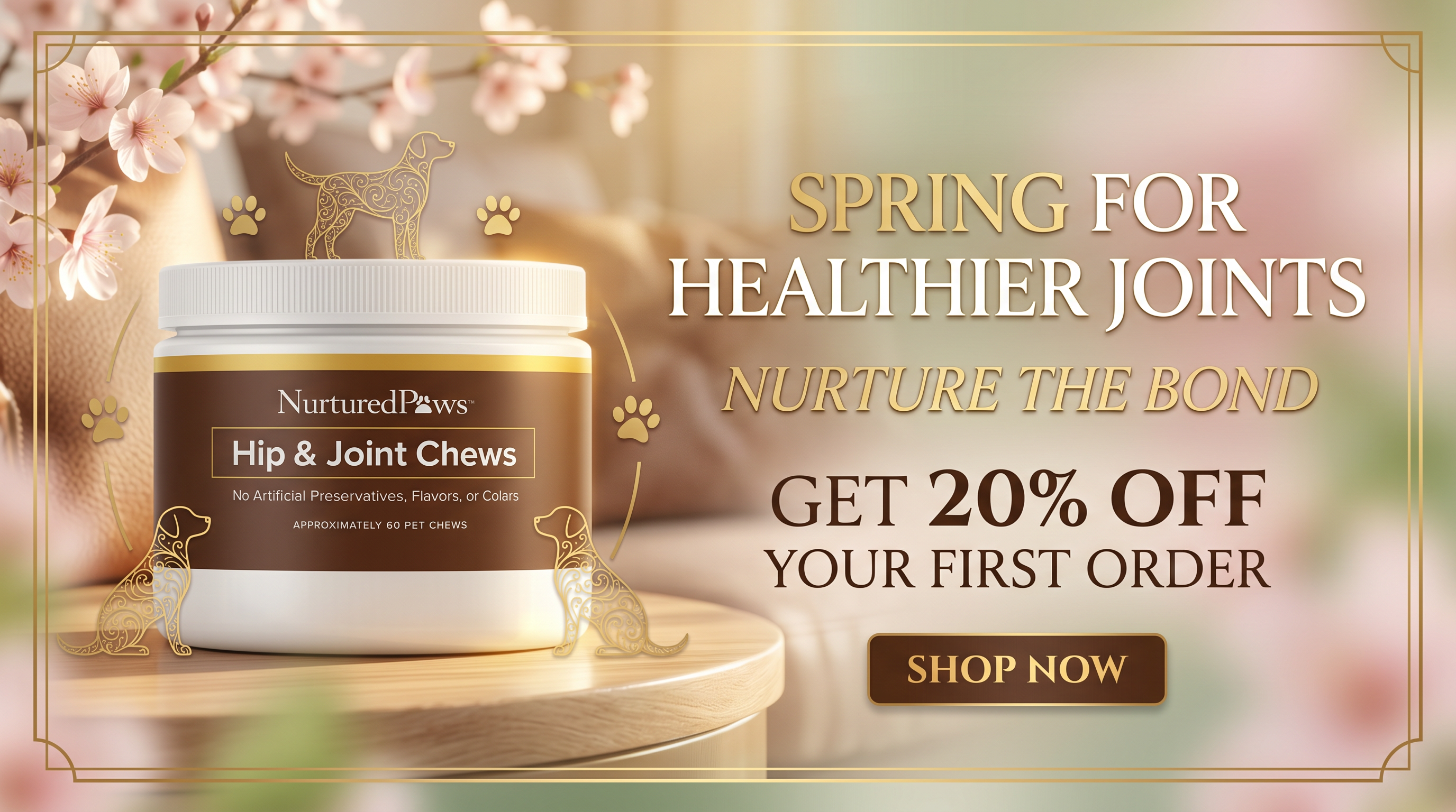 Spring for Healthier Joints — Get 20% Off Your First Order